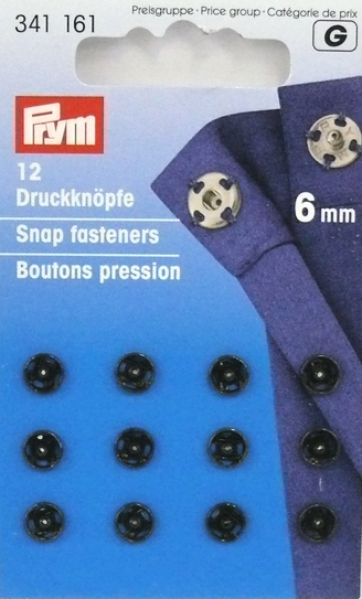 Bottoni automatici, da cucire, 6mm, 12 pz Bottoni Fai da te Moda Shopping  online