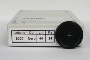 24 Bottoni tondi in plastica 28 mm, Lin. 44